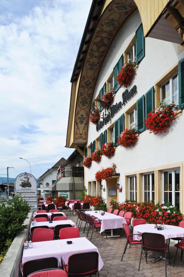 Gasthof Zum Wilden Mann Aarwangen Exterior foto