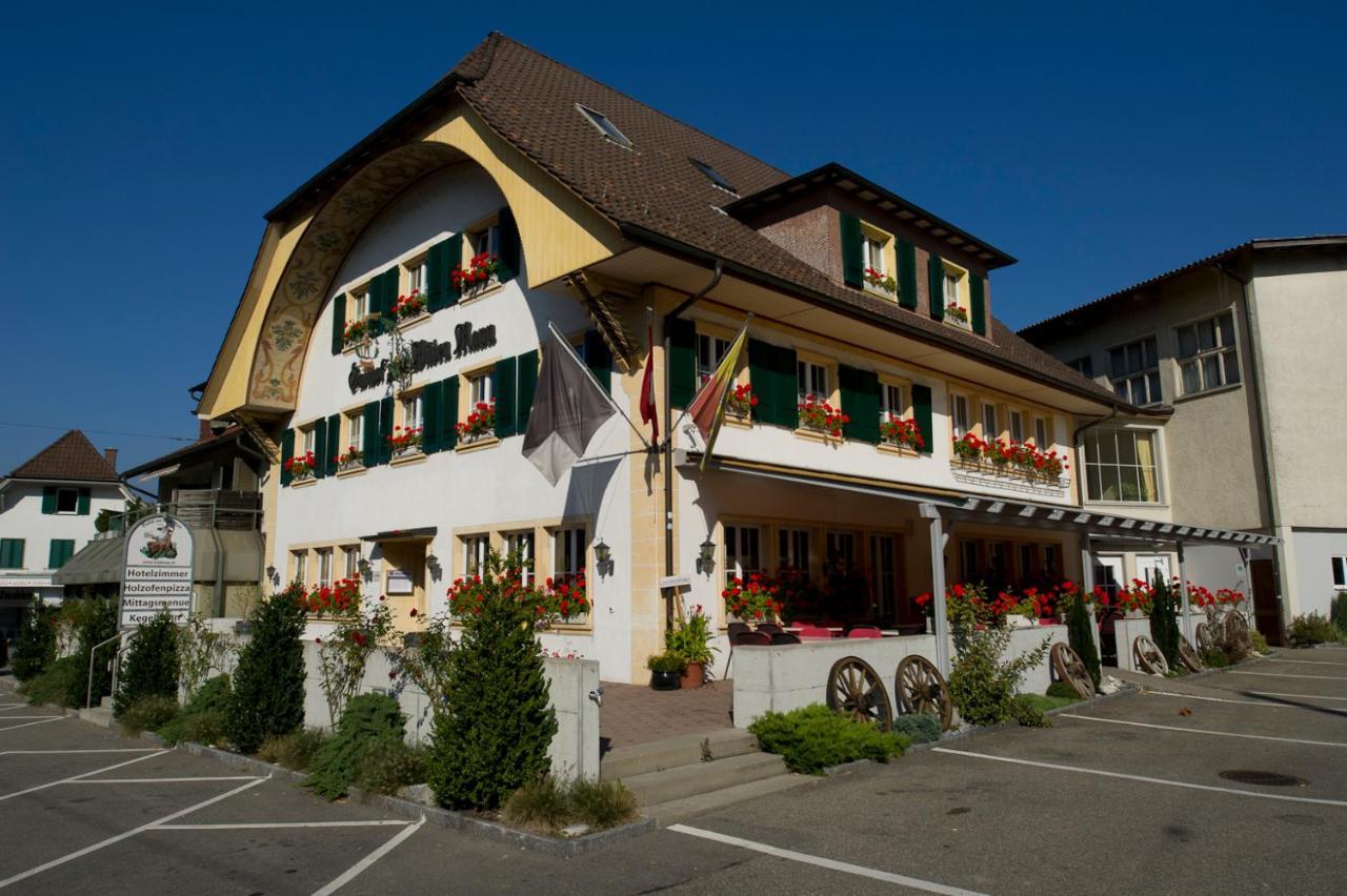 Gasthof Zum Wilden Mann Aarwangen Exterior foto