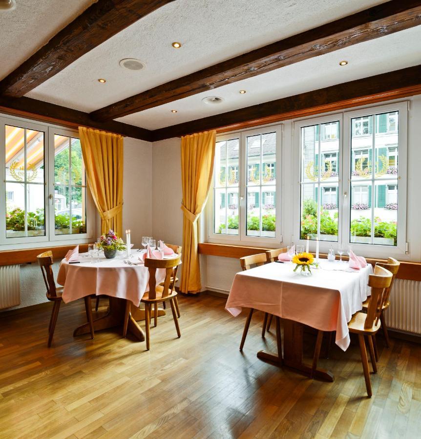 Gasthof Zum Wilden Mann Aarwangen Exterior foto